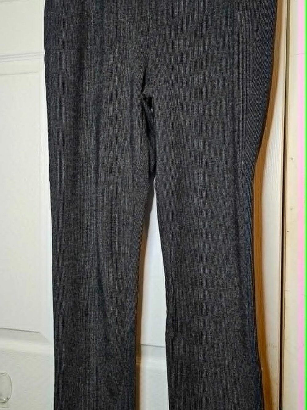 Zac & Rachel Large Gray Pinstriped Straight-leg trousers - Picture 3 of 4